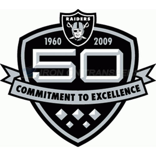Oakland Raiders Iron-on Stickers (Heat Transfers)NO.666